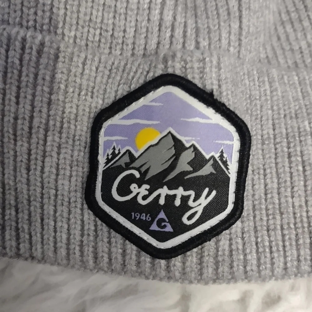 Getty Gray Knit Beanie - Picture 5 of 5